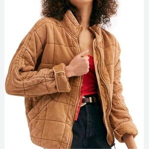 Free people Dolman quilted jacket